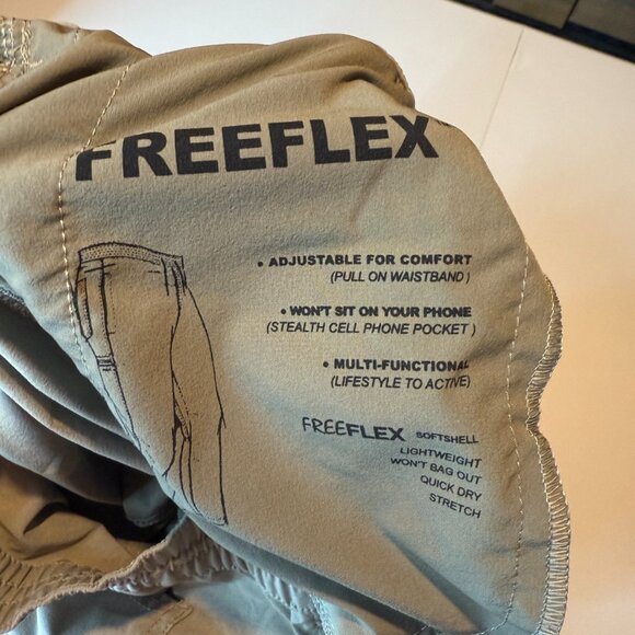 Kuhl Women L Freeflex Pant Stretch Adjustable Waist Softshell Beige Pocket Ankle - Picture 5 of 10